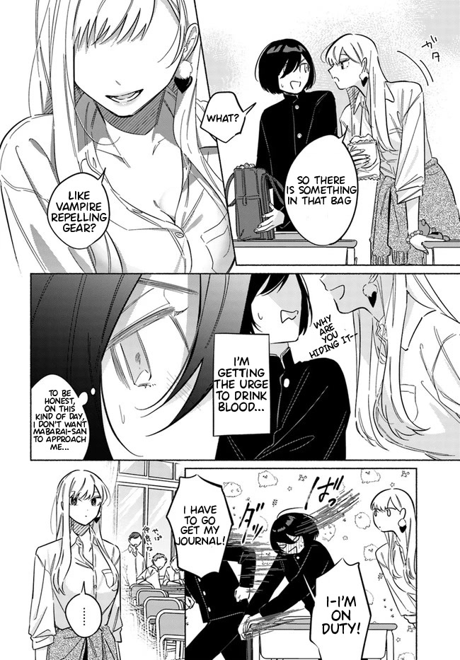 Mabarai-san Hunts Me Down Chapter 5 page 5 - Chapter 5: A little red lunch break with Mabarai-san