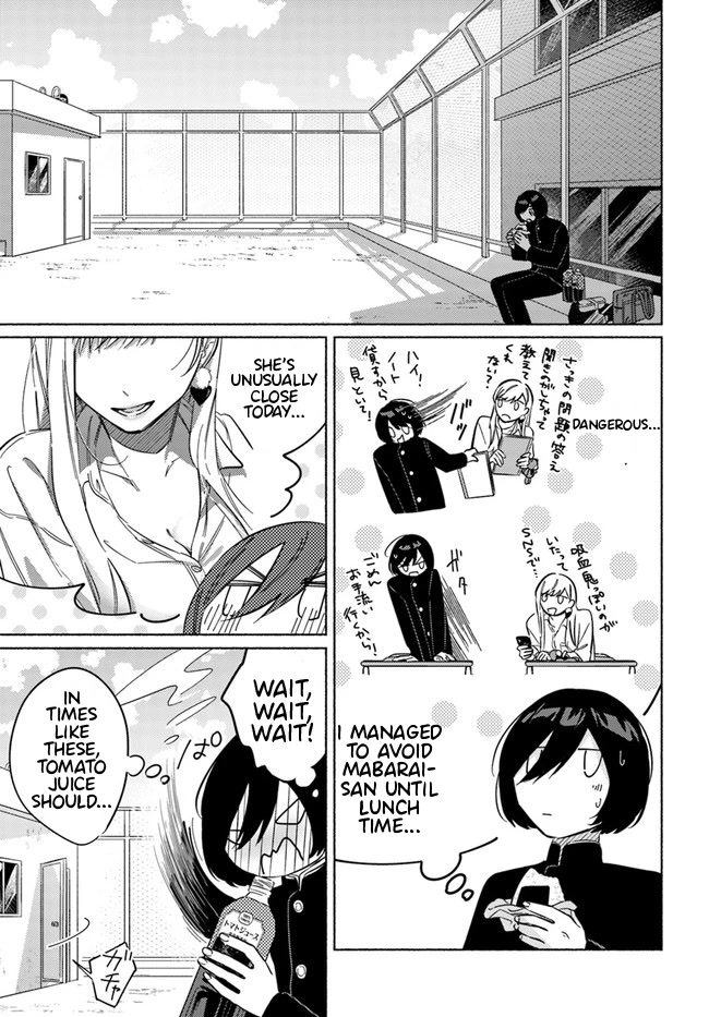 Mabarai-san Hunts Me Down Chapter 5 page 6 - Chapter 5: A little red lunch break with Mabarai-san