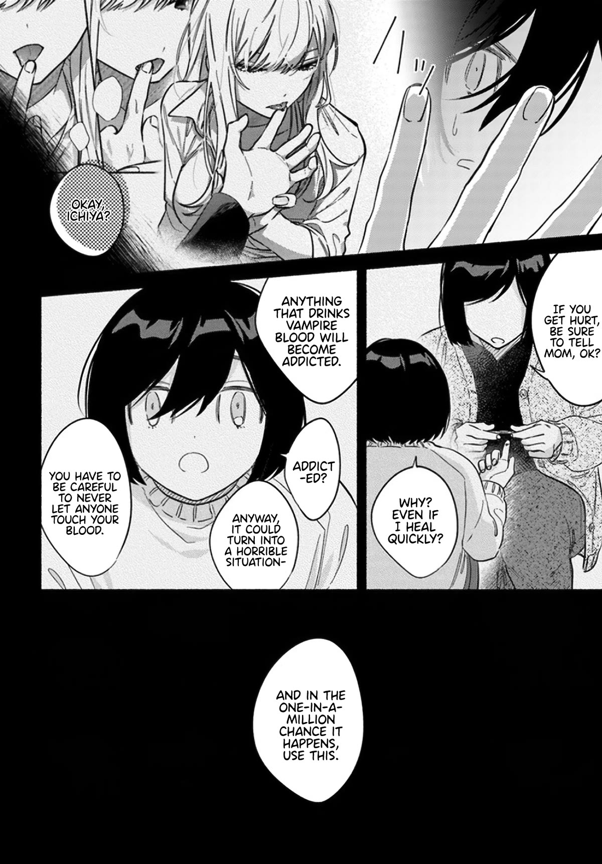 Mabarai-san Hunts Me Down Chapter 9.1 page 3 - Chapter 9.1: Mabarai-san and the Vampire Illness ①
