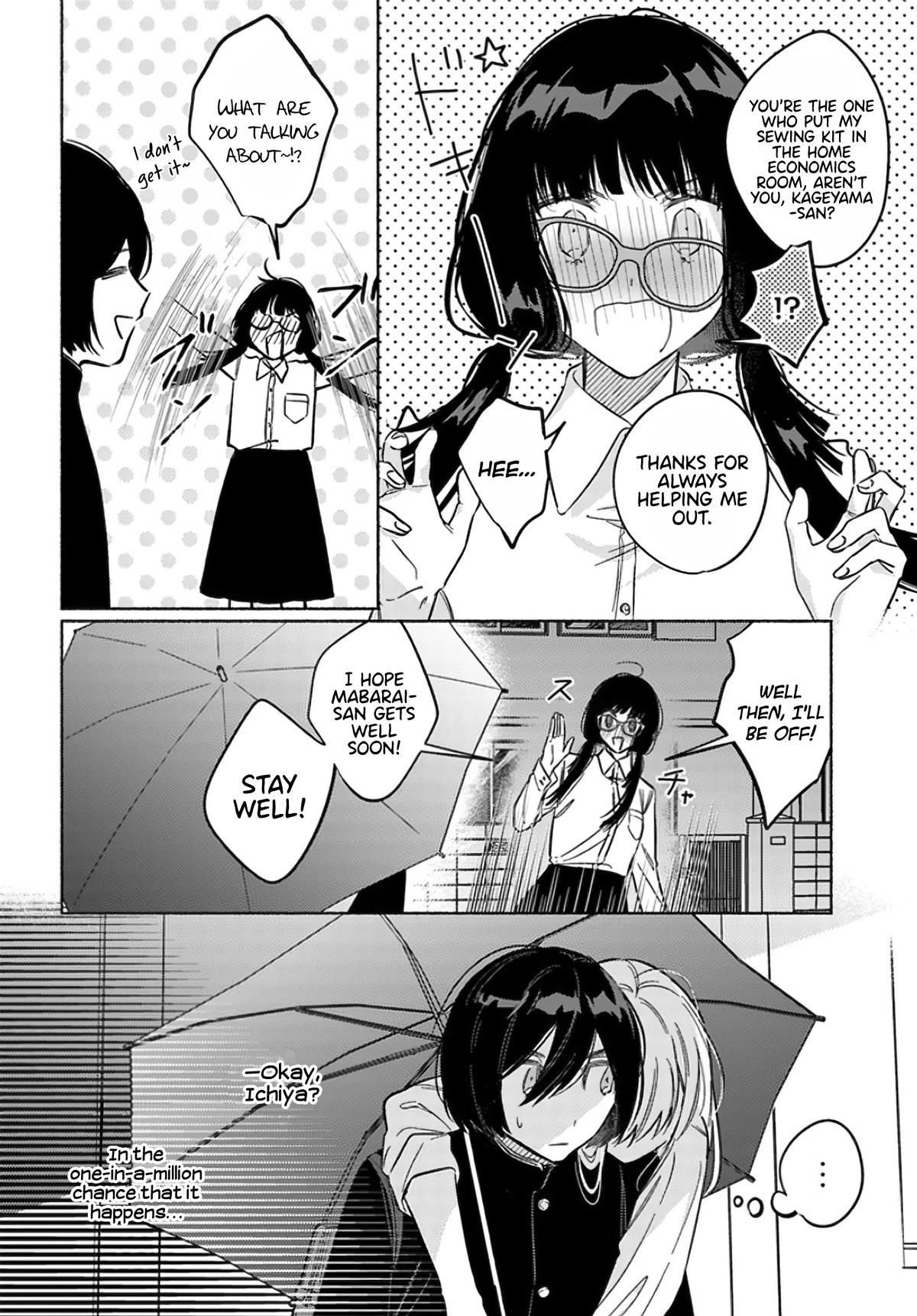 Mabarai-san Hunts Me Down Chapter 9.1 page 9 - Chapter 9.1: Mabarai-san and the Vampire Illness ①