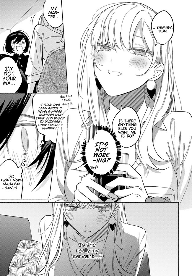 Mabarai-san Hunts Me Down Chapter 9.2 page 6 - Chapter 9.2: Mabarai-san and the Vampire Illness ②