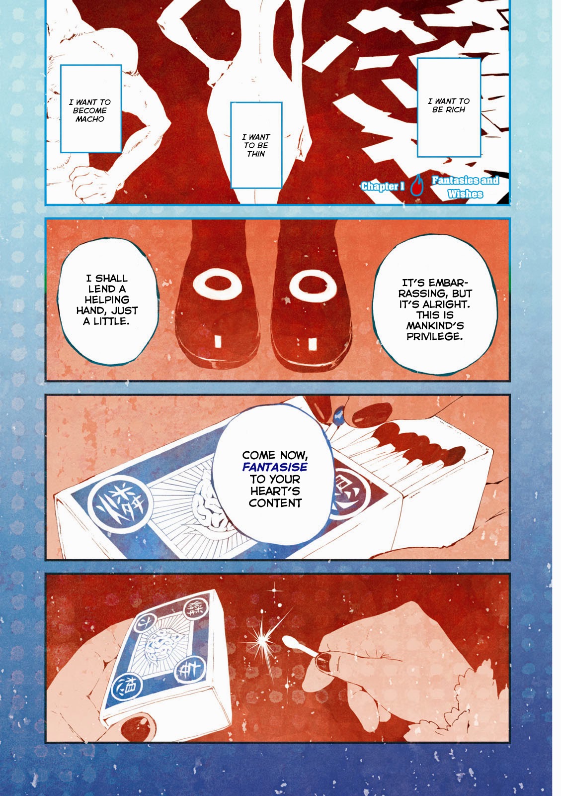 Macchi Shoujo Chapter 1 page 2 - Chapter 1: Fantasies and Wishes