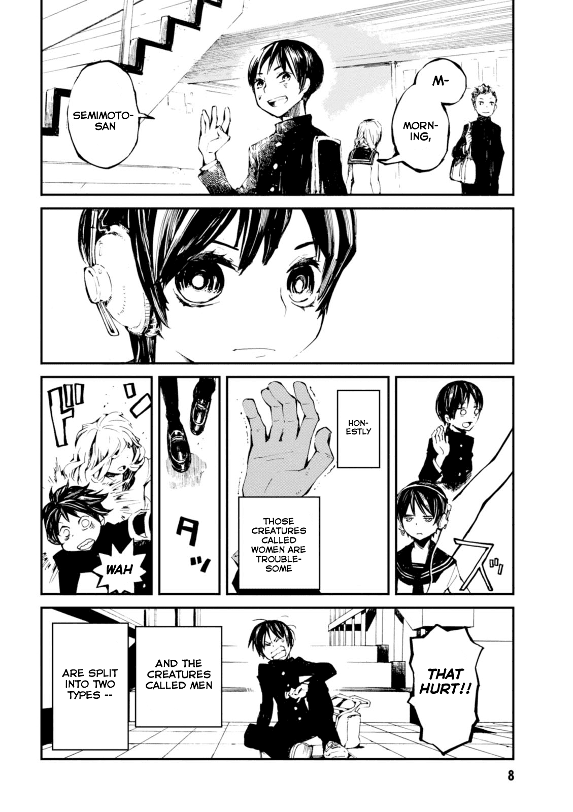 Macchi Shoujo Chapter 1 page 8 - Chapter 1: Fantasies and Wishes