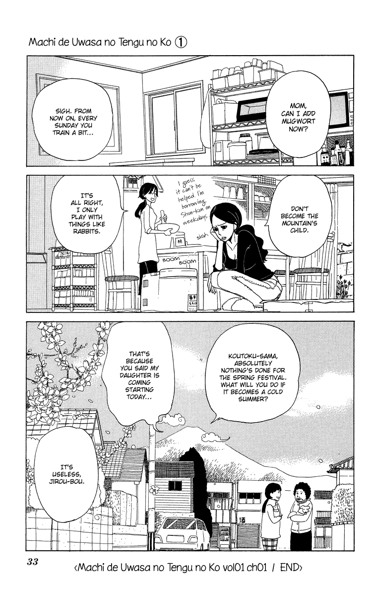 Machi de Uwasa no Tengu no Ko Chapter 1 page 36 - Chapter 1: Machi de Uwasa no Tengo no Ko