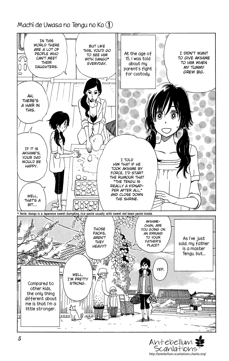 Machi de Uwasa no Tengu no Ko Chapter 1 page 8 - Chapter 1: Machi de Uwasa no Tengo no Ko