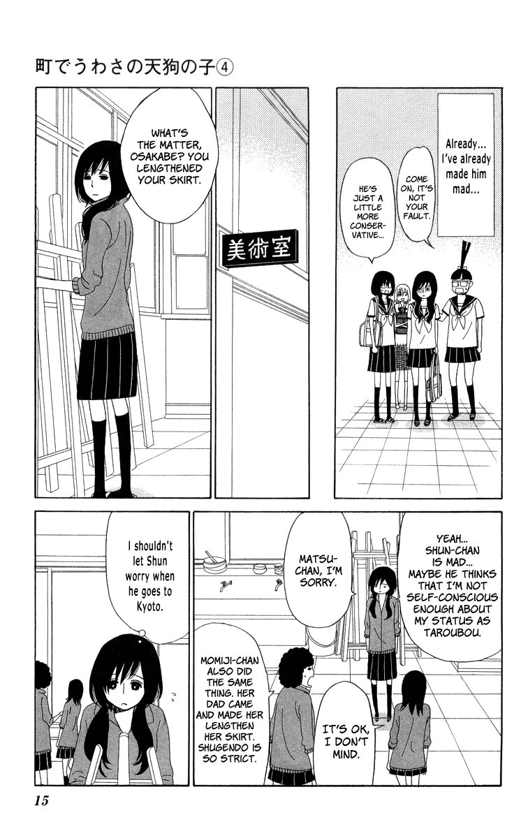 Machi de Uwasa no Tengu no Ko Chapter 19 page 16 - Chapter 19 : A Problem With Skirts