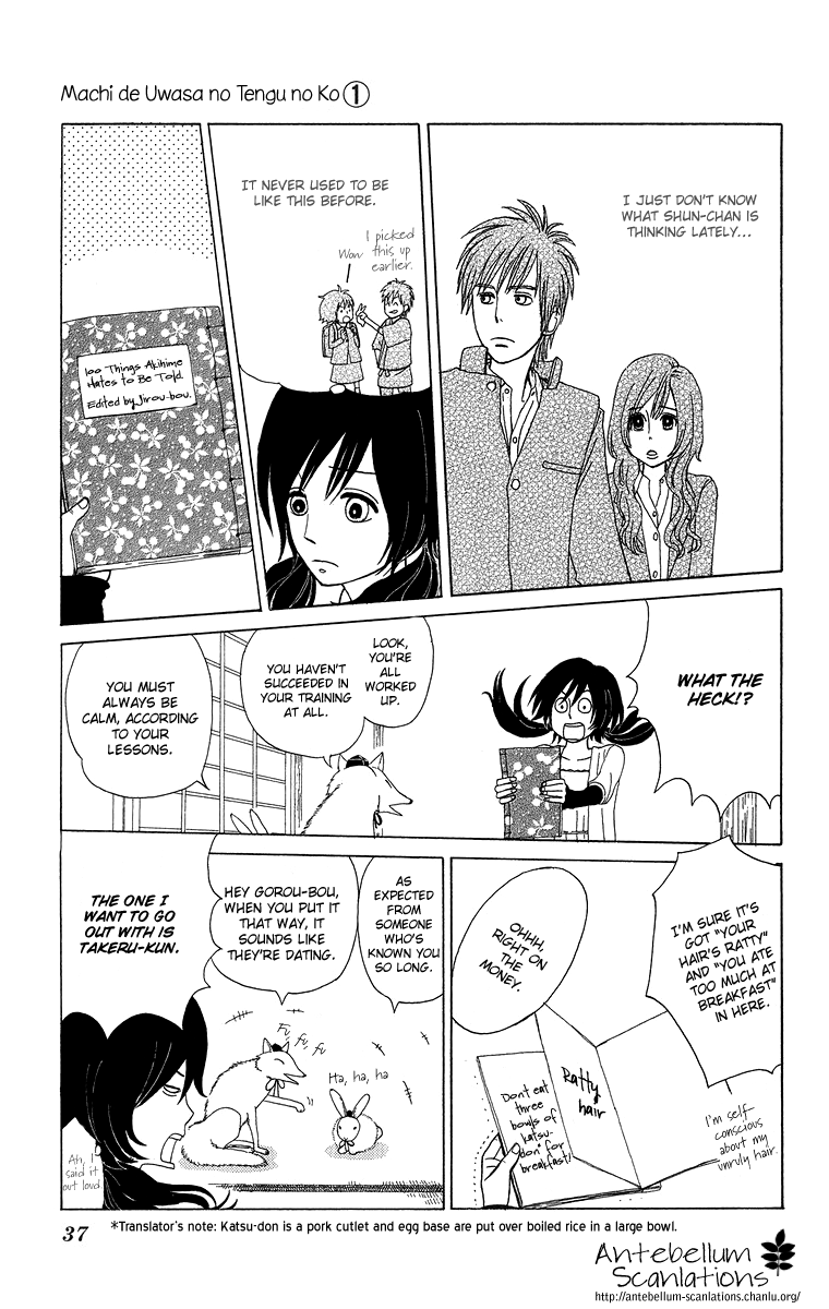 Machi de Uwasa no Tengu no Ko Chapter 2 page 4 - Chapter 2: Akihime´s Training