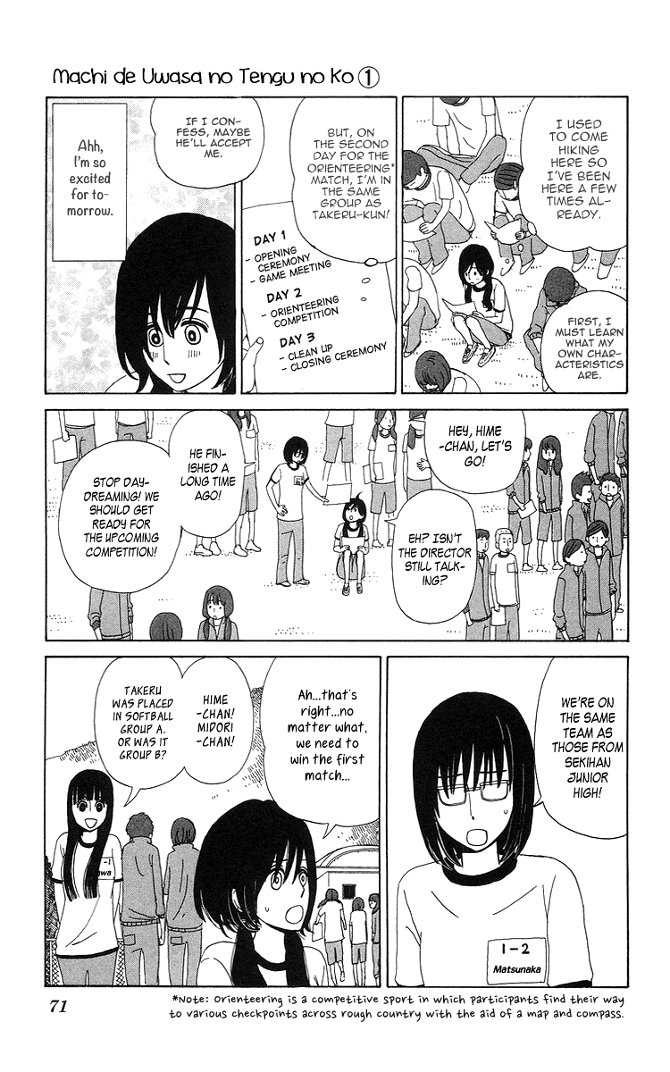 Machi de Uwasa no Tengu no Ko Chapter 4 page 5 - Chapter 4: At Overnight Practice