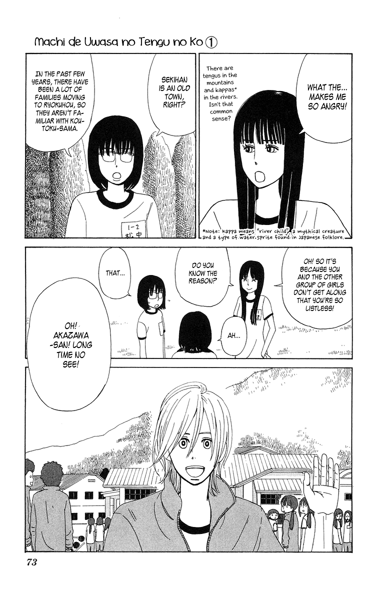 Machi de Uwasa no Tengu no Ko Chapter 4 page 7 - Chapter 4: At Overnight Practice