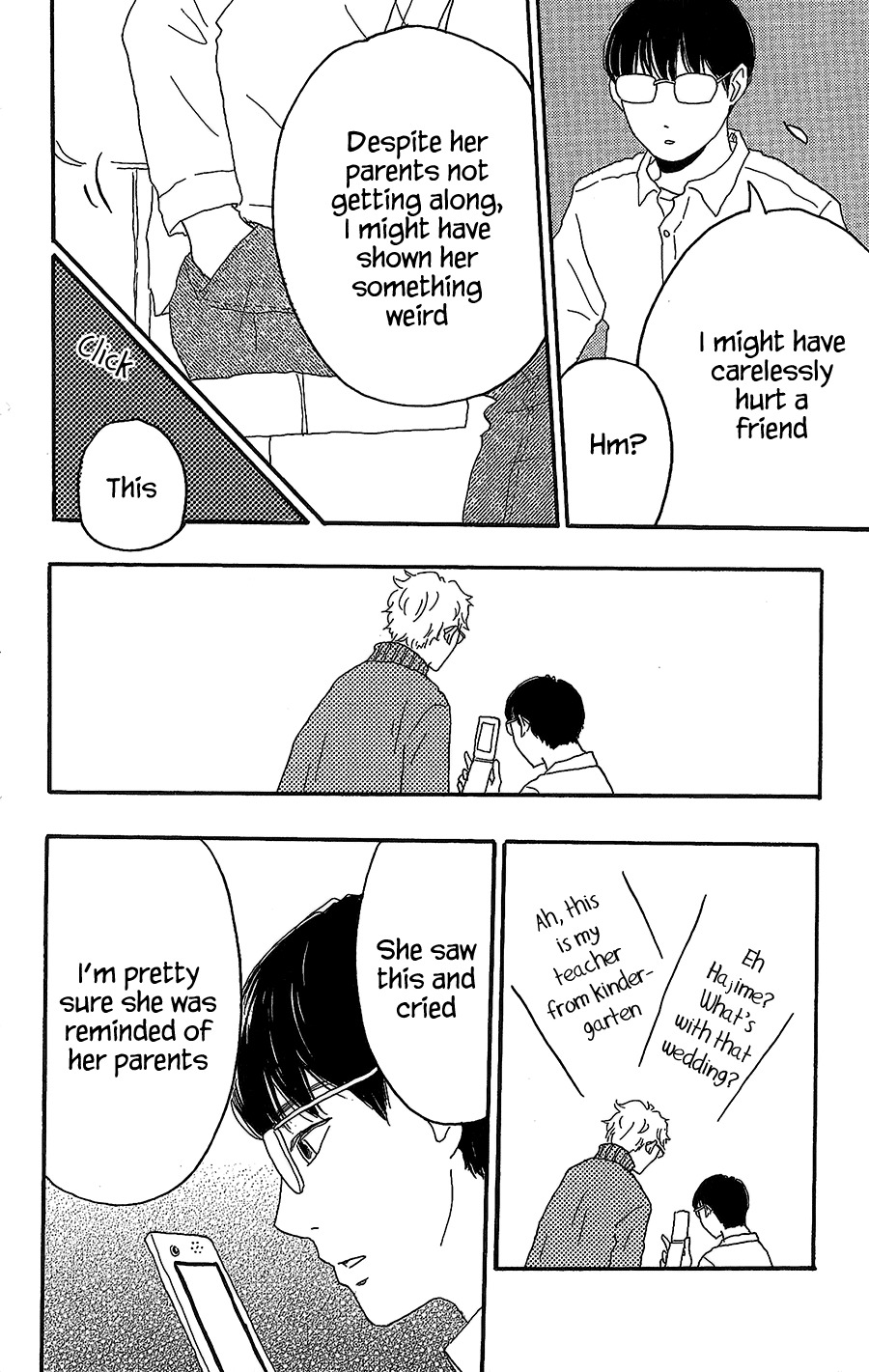 Machida-kun no Sekai Chapter 13 page 27 - Chapter 13: Family and Not-Family