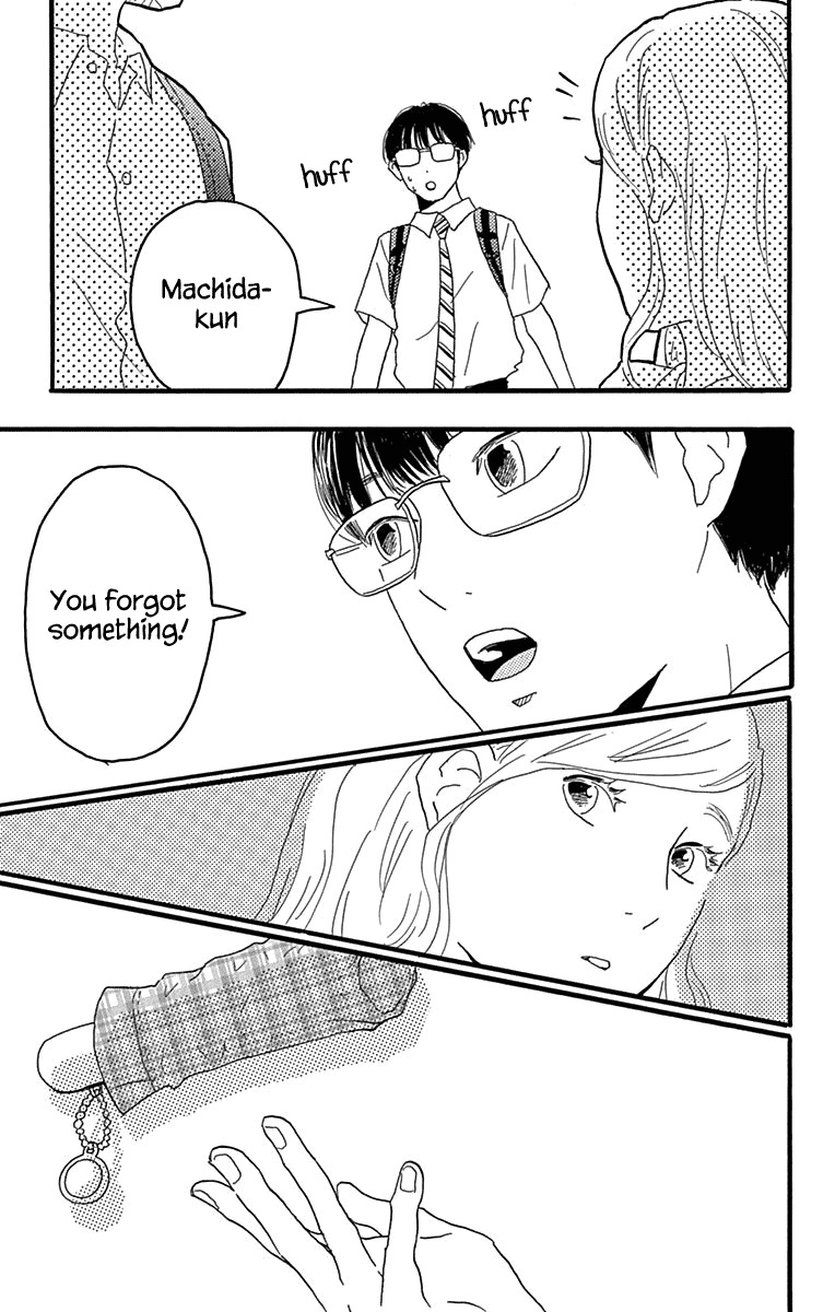 Machida-kun no Sekai Chapter 19 page 35 - Chapter 19: The Start of a Love