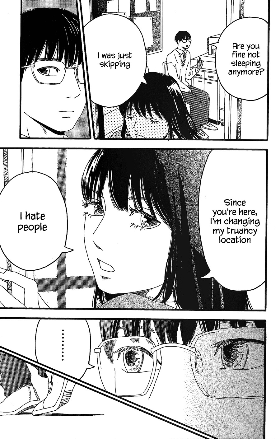 Machida-kun no Sekai Chapter 2 page 14 - Chapter 2: A Troubled Wound