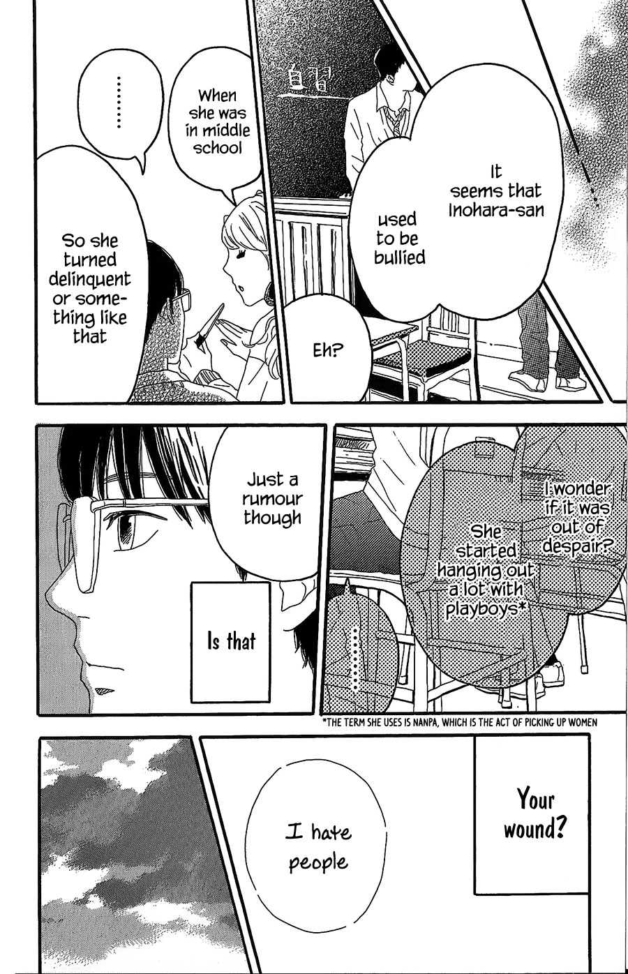 Machida-kun no Sekai Chapter 2 page 25 - Chapter 2: A Troubled Wound