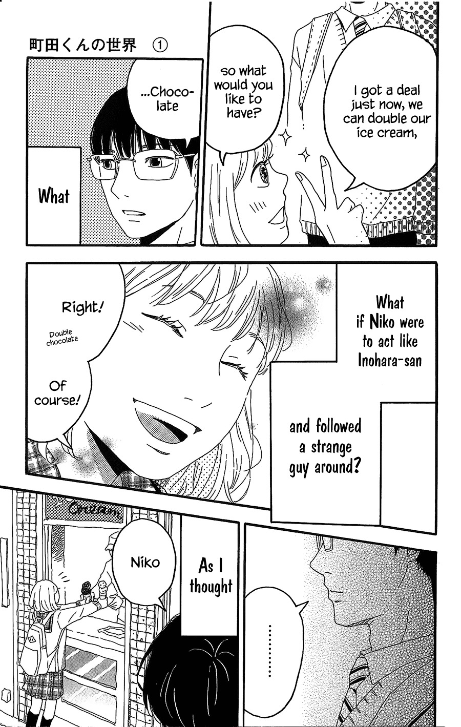Machida-kun no Sekai Chapter 2 page 28 - Chapter 2: A Troubled Wound