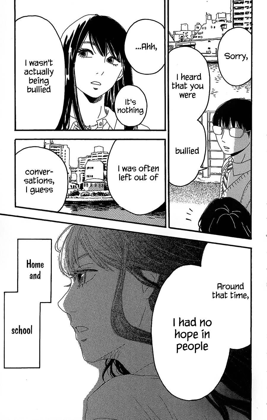 Machida-kun no Sekai Chapter 2 page 38 - Chapter 2: A Troubled Wound