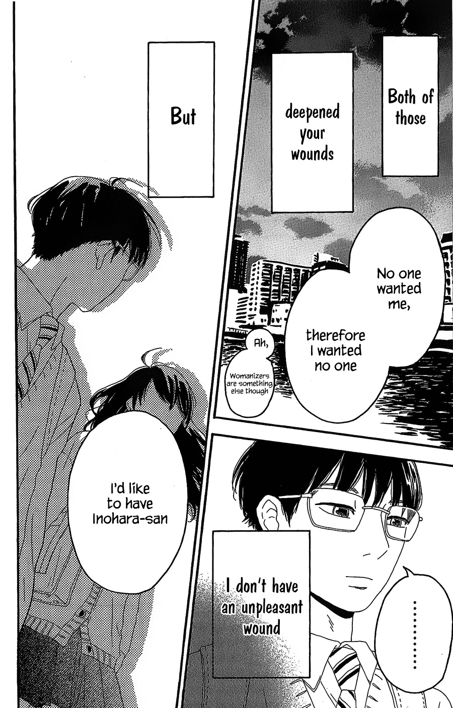 Machida-kun no Sekai Chapter 2 page 39 - Chapter 2: A Troubled Wound