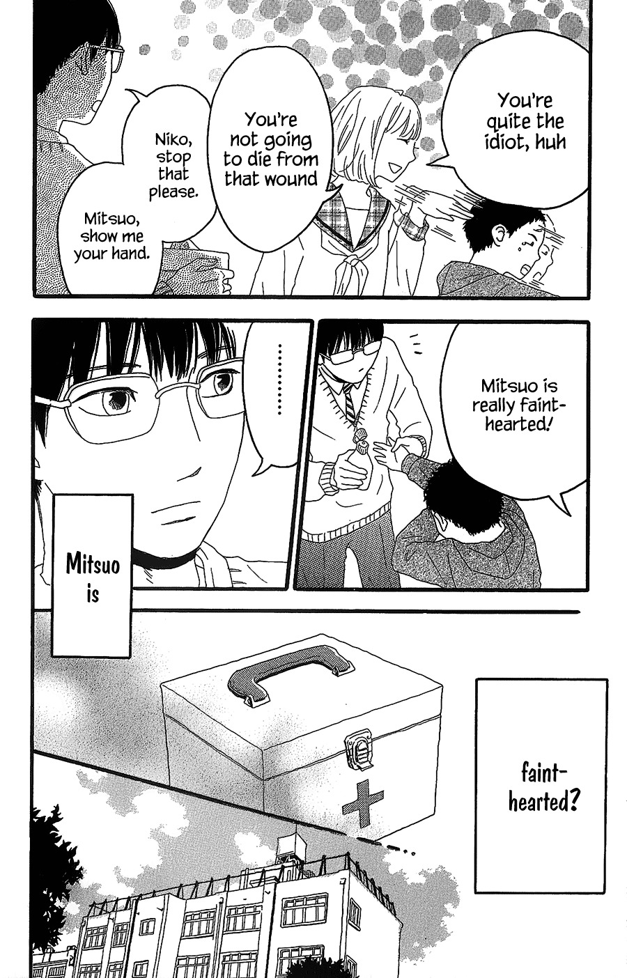 Machida-kun no Sekai Chapter 2 page 5 - Chapter 2: A Troubled Wound