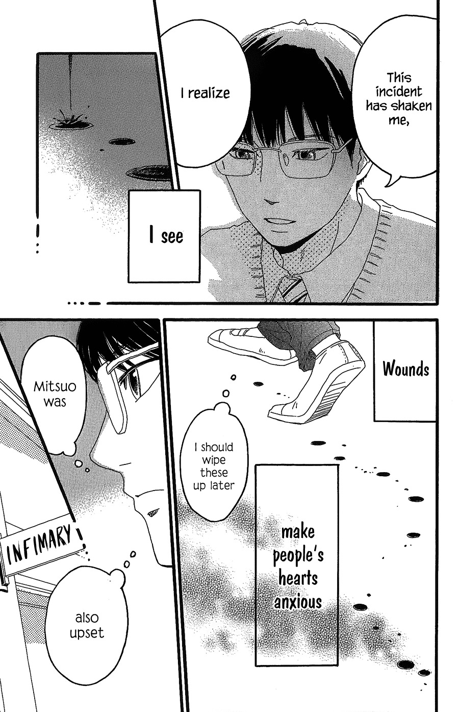 Machida-kun no Sekai Chapter 2 page 8 - Chapter 2: A Troubled Wound