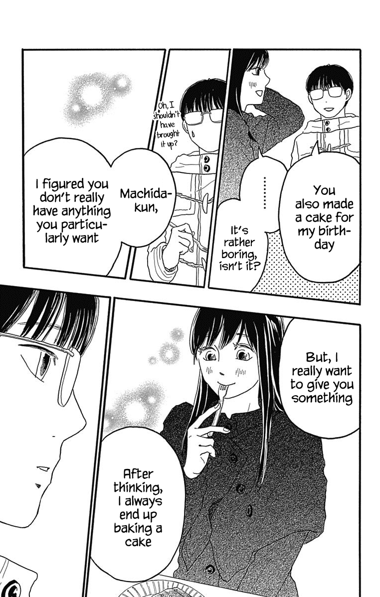 Machida-kun no Sekai Chapter 26 page 35 - Chapter 26: Going Out on Christmas Day