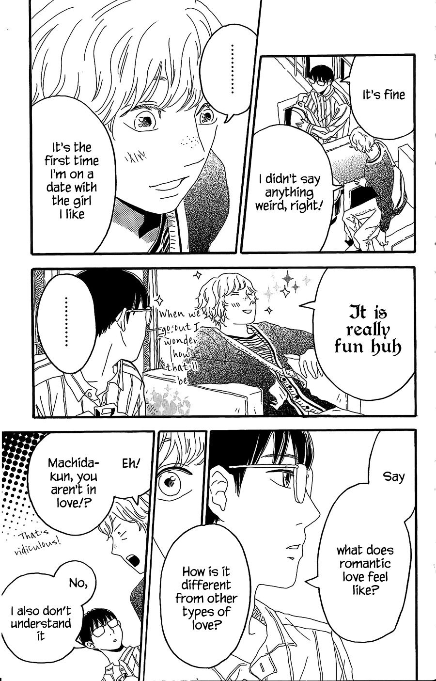 Machida-kun no Sekai Chapter 3 page 24 - Chapter 3: A Love Letter comes suddenly