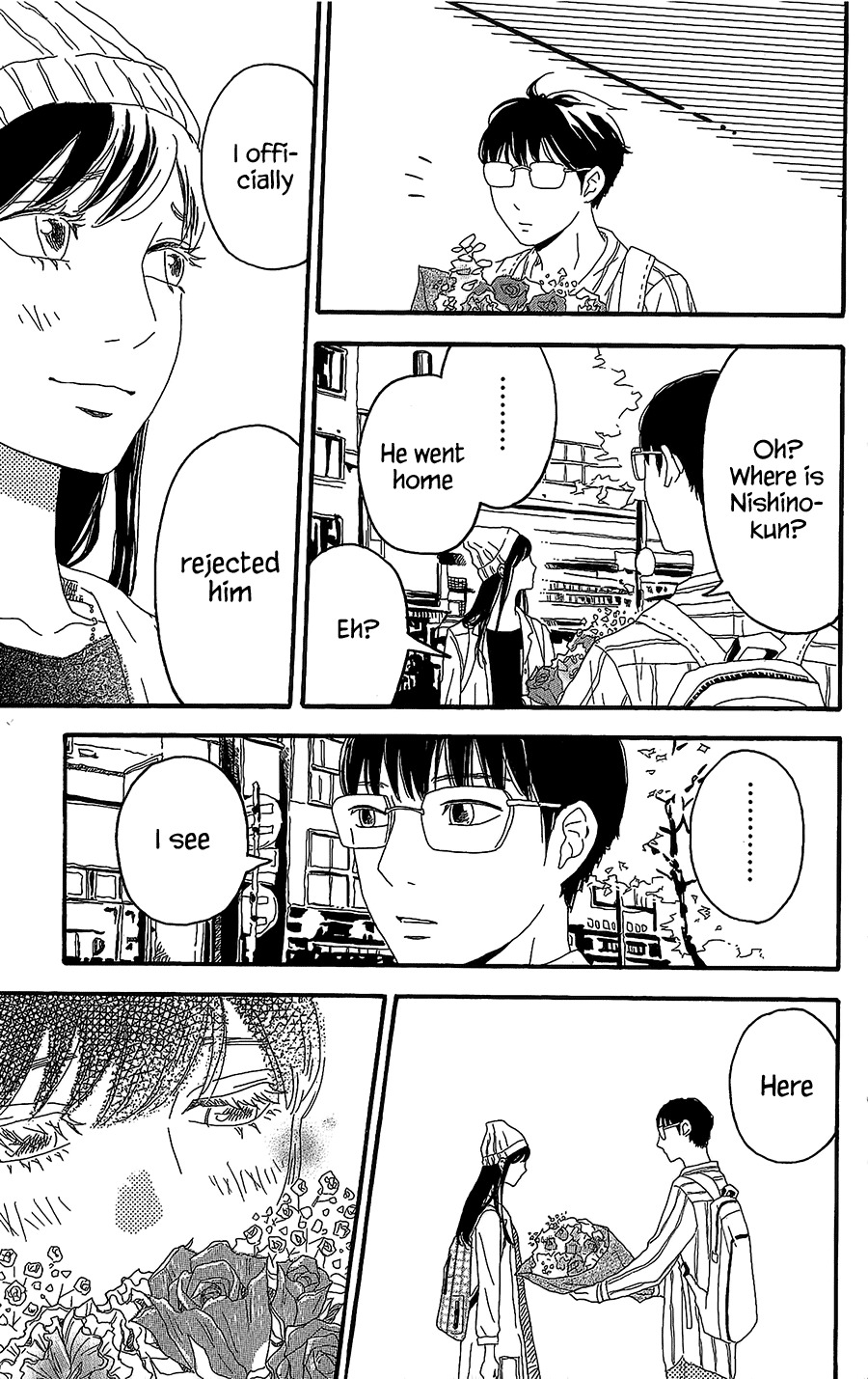 Machida-kun no Sekai Chapter 3 page 38 - Chapter 3: A Love Letter comes suddenly