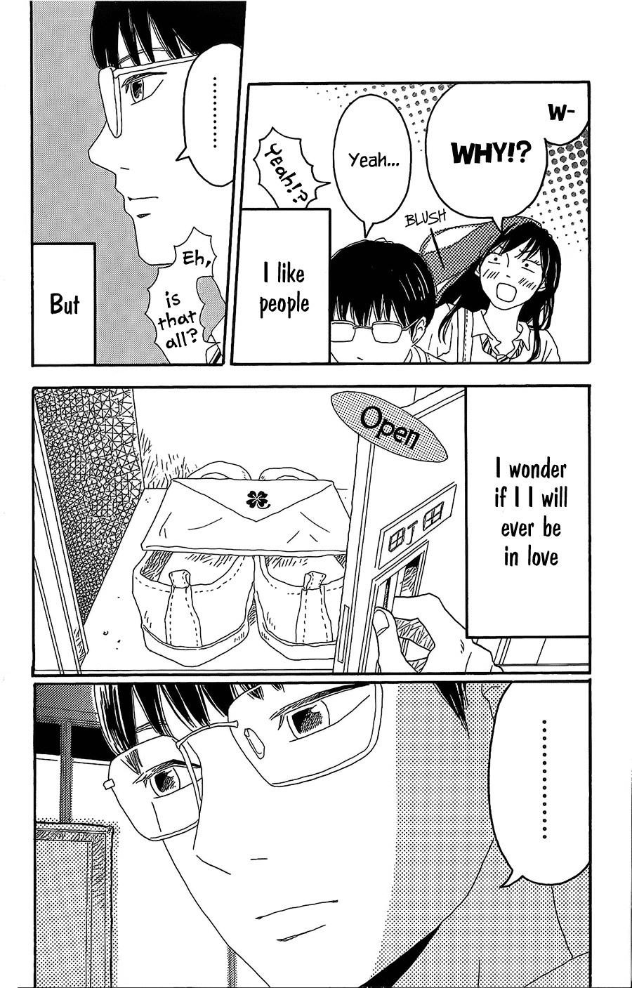 Machida-kun no Sekai Chapter 3 page 7 - Chapter 3: A Love Letter comes suddenly