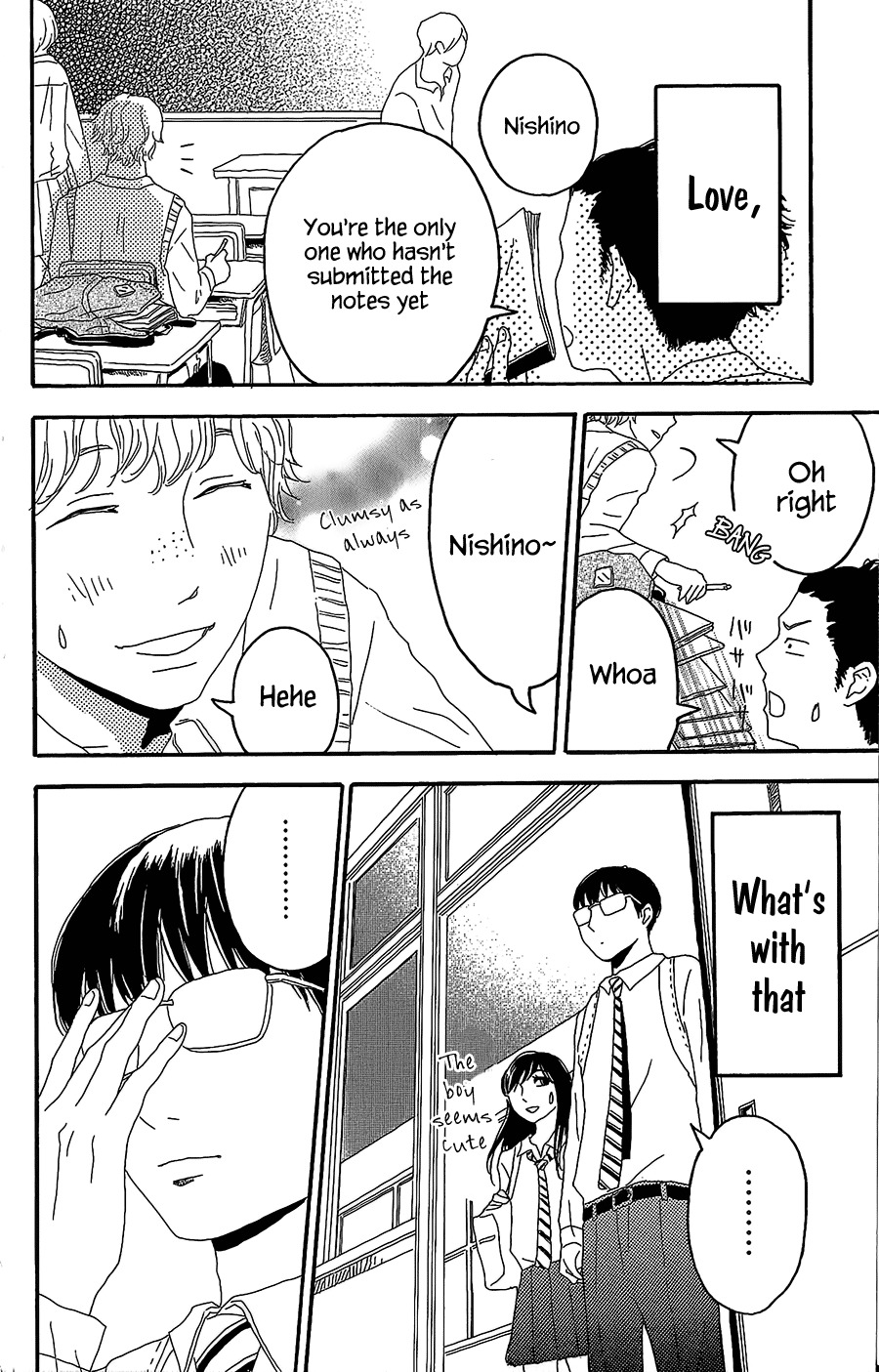 Machida-kun no Sekai Chapter 3 page 9 - Chapter 3: A Love Letter comes suddenly