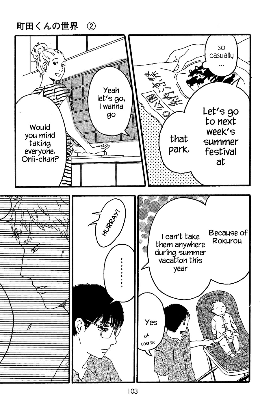 Machida-kun no Sekai Chapter 7 page 14 - Chapter 7
