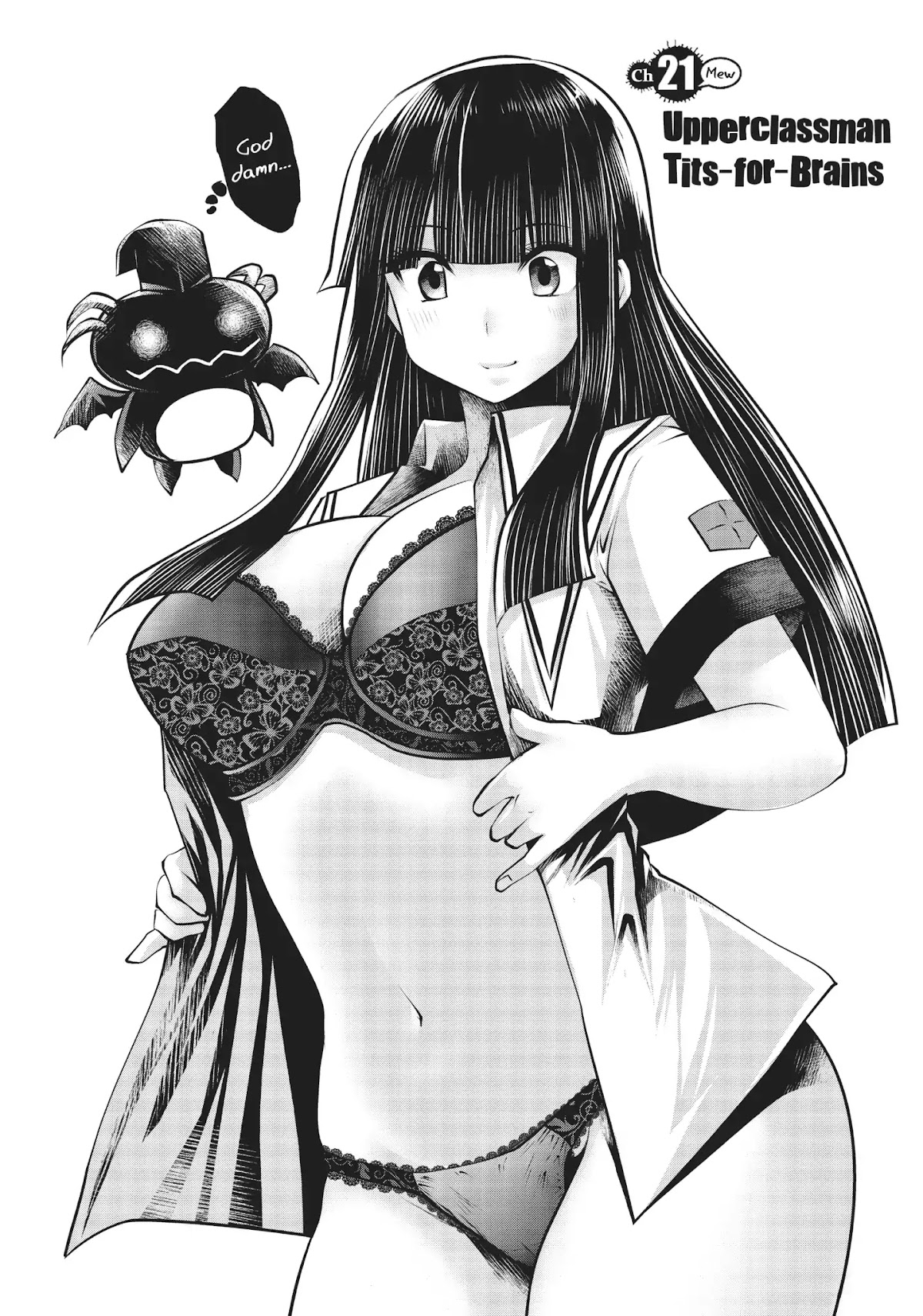 Machigatta ko wo Mahou Shoujo ni Shite Shimatta Chapter 21 page 1 - Chapter 21: Vol.3 Ch21: Upperclassman Tits-For-Brains