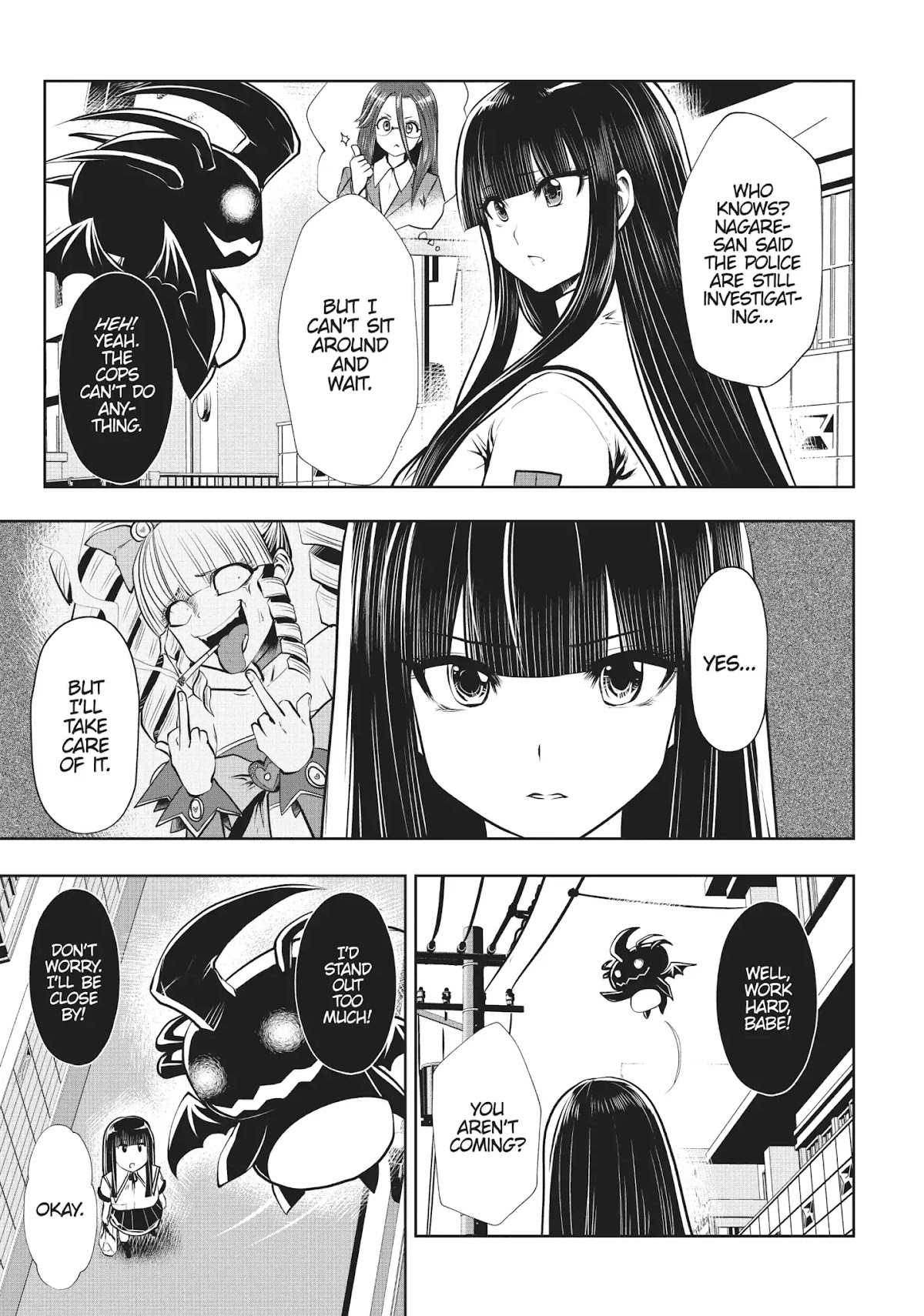 Machigatta ko wo Mahou Shoujo ni Shite Shimatta Chapter 21 page 4 - Chapter 21: Vol.3 Ch21: Upperclassman Tits-For-Brains