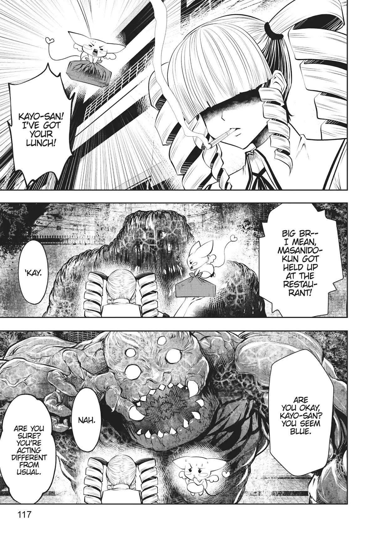 Machigatta ko wo Mahou Shoujo ni Shite Shimatta Chapter 22 page 13 - Chapter 22: Vol.3 Ch22: Smoke Break