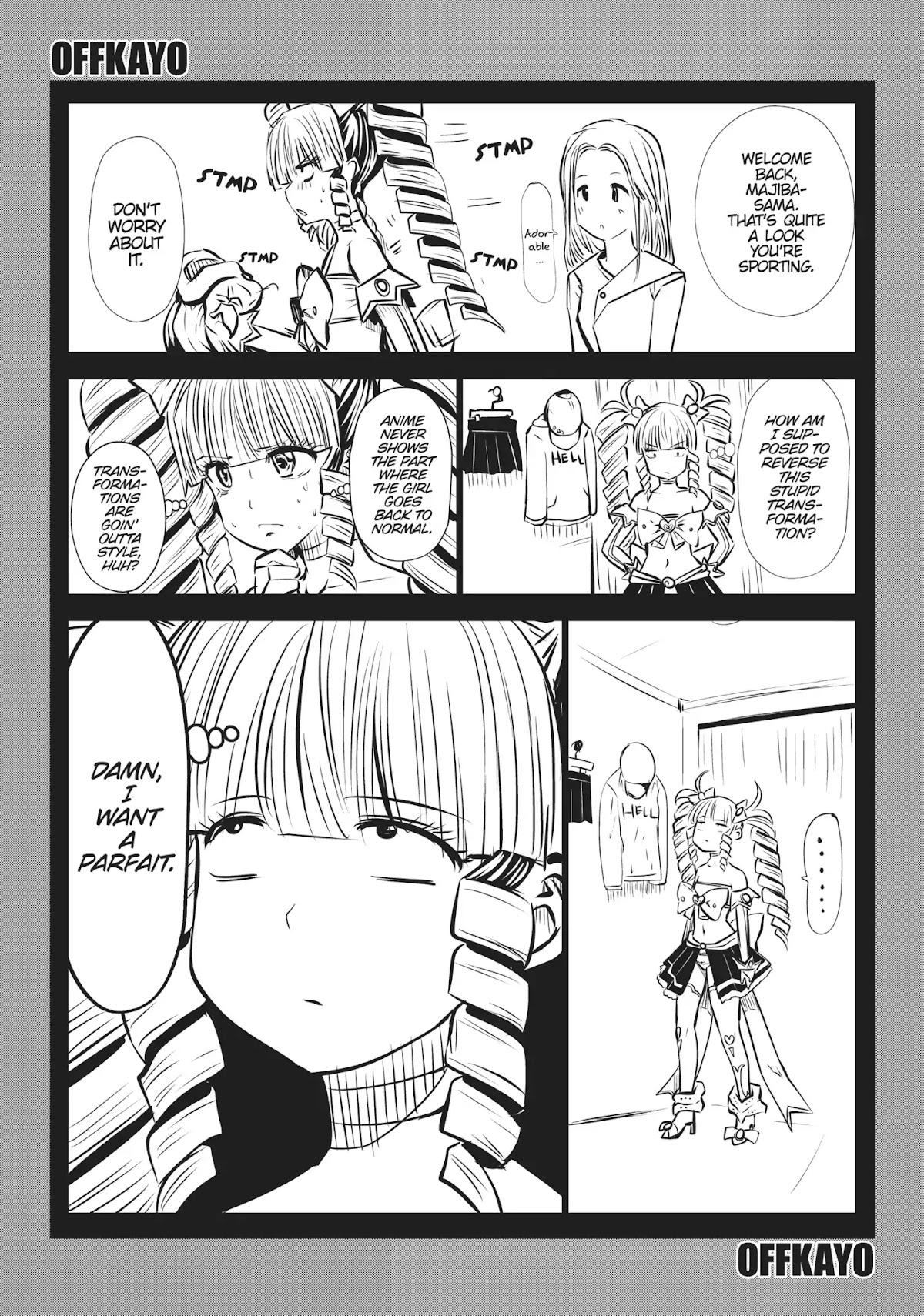 Machigatta ko wo Mahou Shoujo ni Shite Shimatta Chapter 24.5 page 1 - Vol.3 Bonus: Offkayo