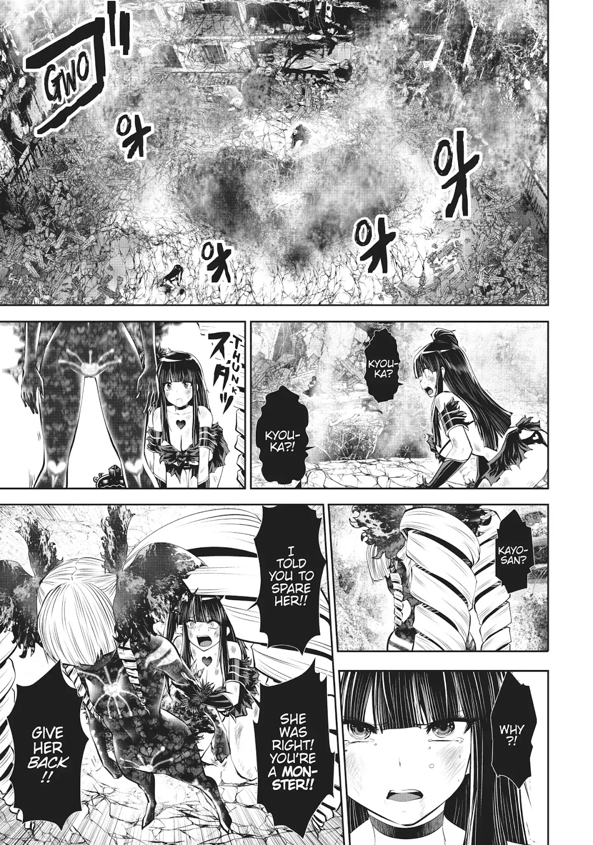 Machigatta ko wo Mahou Shoujo ni Shite Shimatta Chapter 25 page 25 - Chapter 25: Vol.4 Ch25: Half-Killed