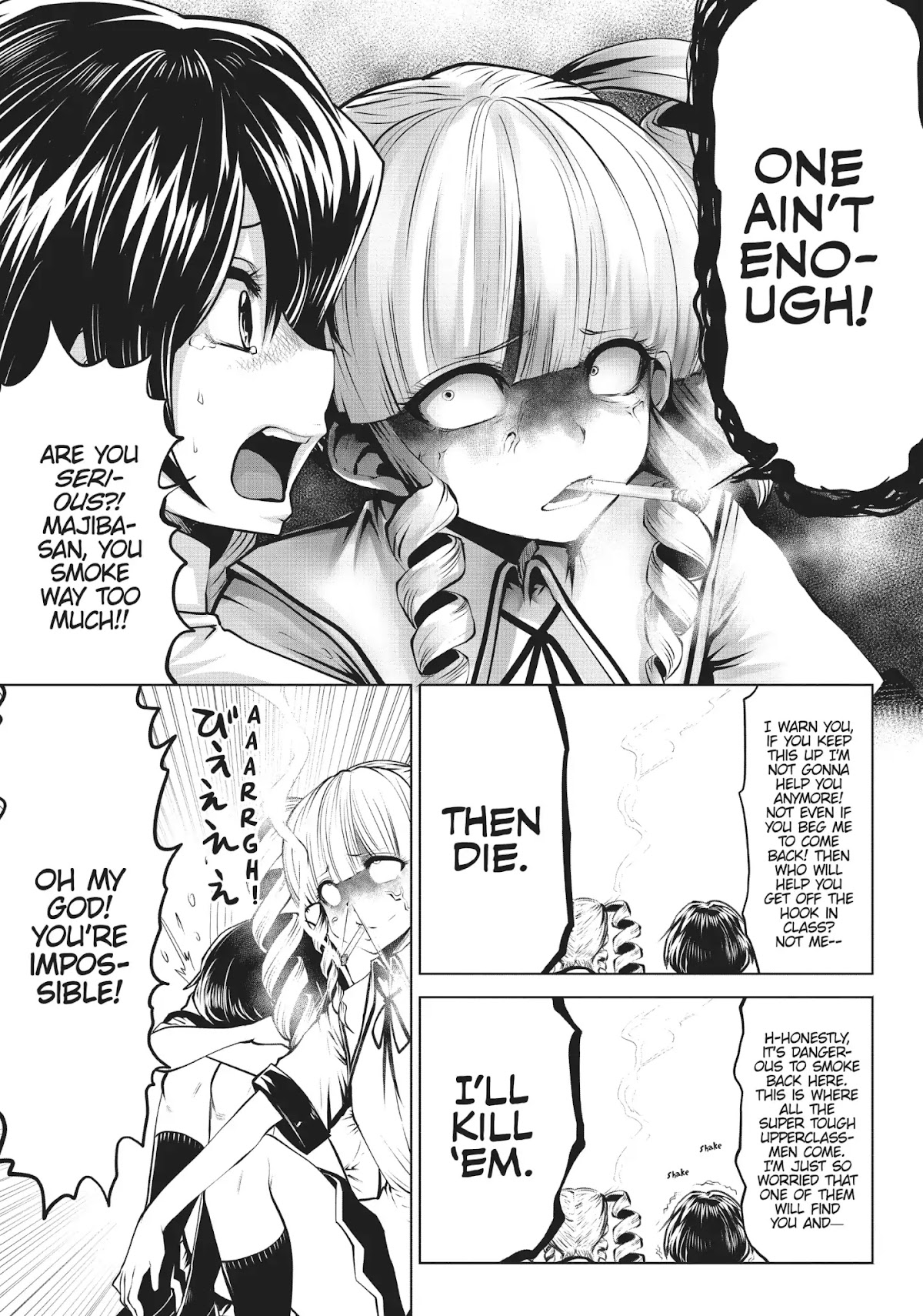 Machigatta ko wo Mahou Shoujo ni Shite Shimatta Chapter 5 page 6 - Chapter 5: Vol.1 Ch5: I Need a Smoke