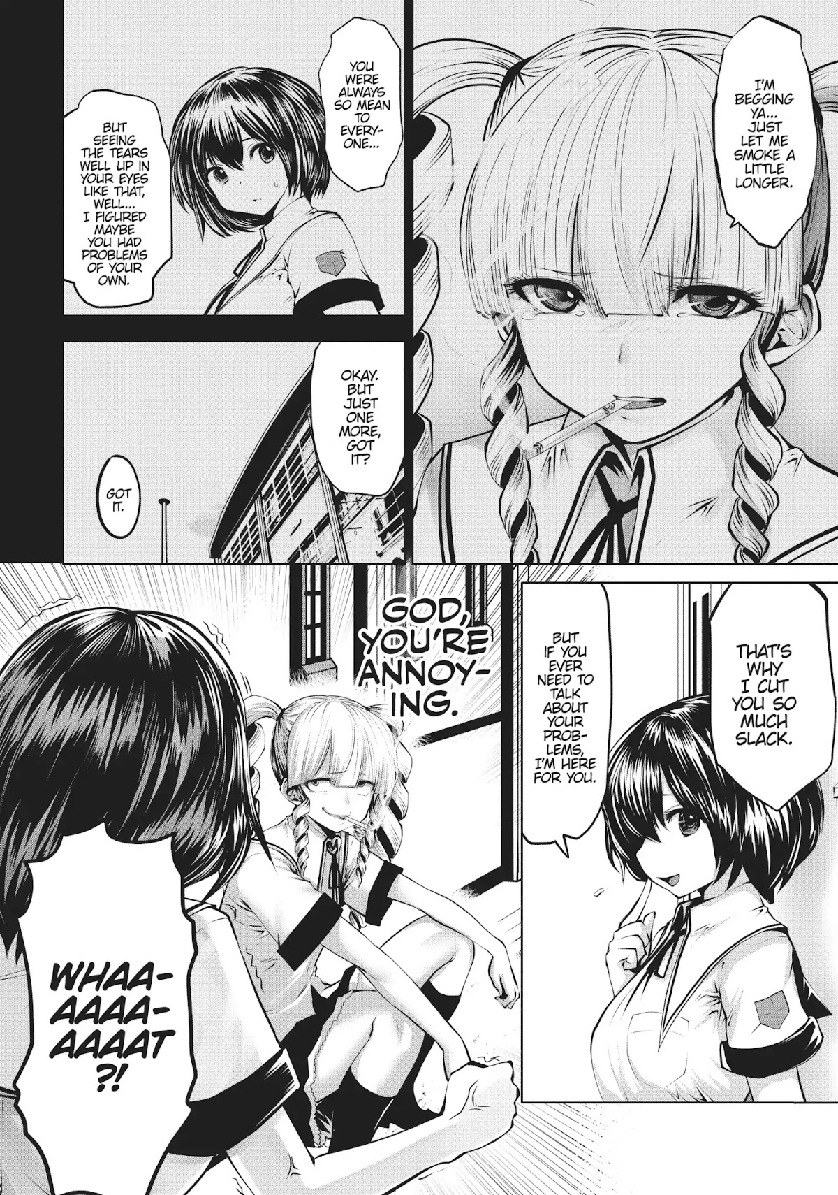 Machigatta ko wo Mahou Shoujo ni Shite Shimatta Chapter 5 page 8 - Chapter 5: Vol.1 Ch5: I Need a Smoke