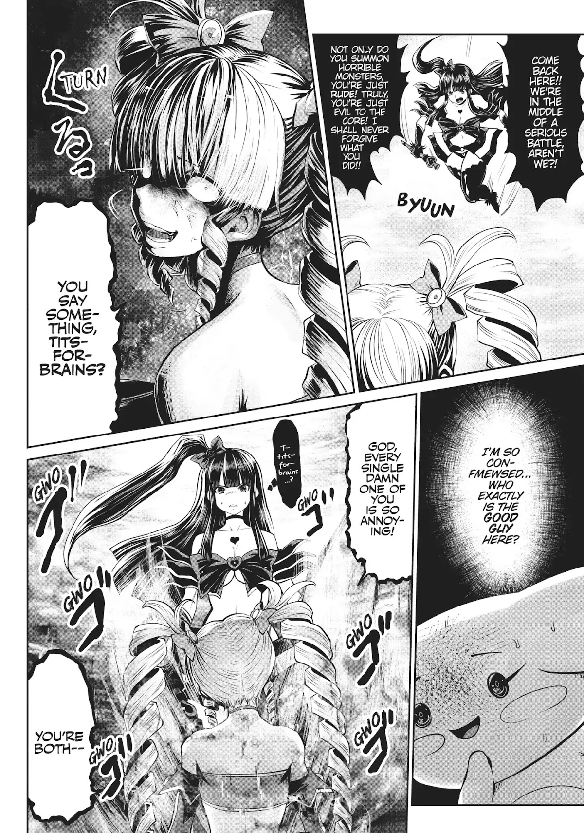Machigatta ko wo Mahou Shoujo ni Shite Shimatta Chapter 9 page 15 - Chapter 9: Vol.1 Ch9: Imma Gonna Kill You, Tits for Brains