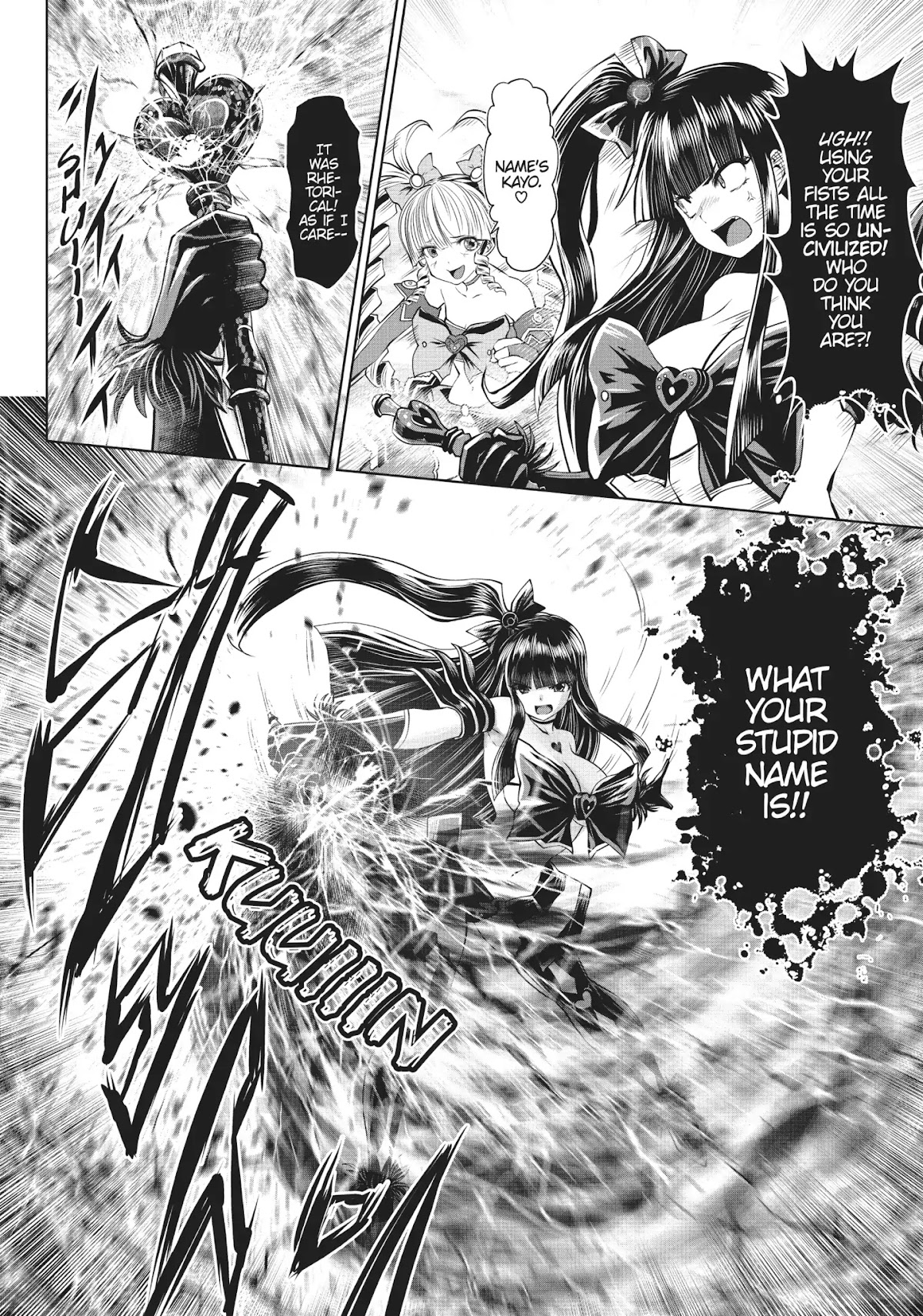 Machigatta ko wo Mahou Shoujo ni Shite Shimatta Chapter 9 page 25 - Chapter 9: Vol.1 Ch9: Imma Gonna Kill You, Tits for Brains