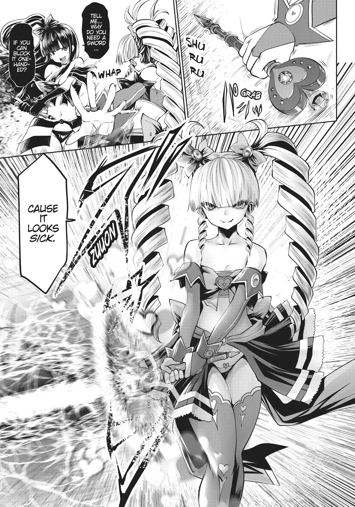 Machigatta ko wo Mahou Shoujo ni Shite Shimatta Chapter 9 page 28 - Chapter 9: Vol.1 Ch9: Imma Gonna Kill You, Tits for Brains