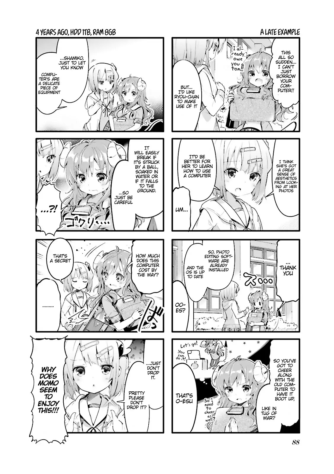 Machikado Mazoku Chapter 10 page 2 - Chapter 10