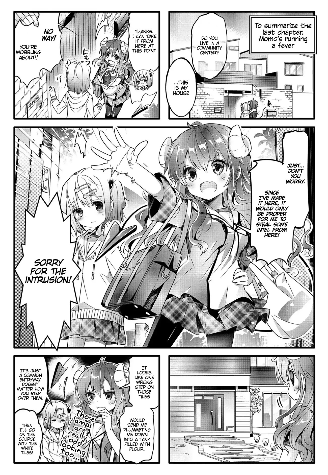 Machikado Mazoku Chapter 12 page 1 - Chapter 12