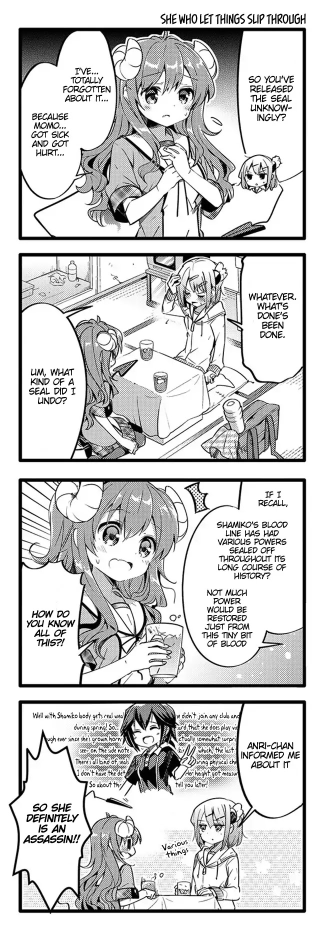 Machikado Mazoku Chapter 13 page 7 - Chapter 13