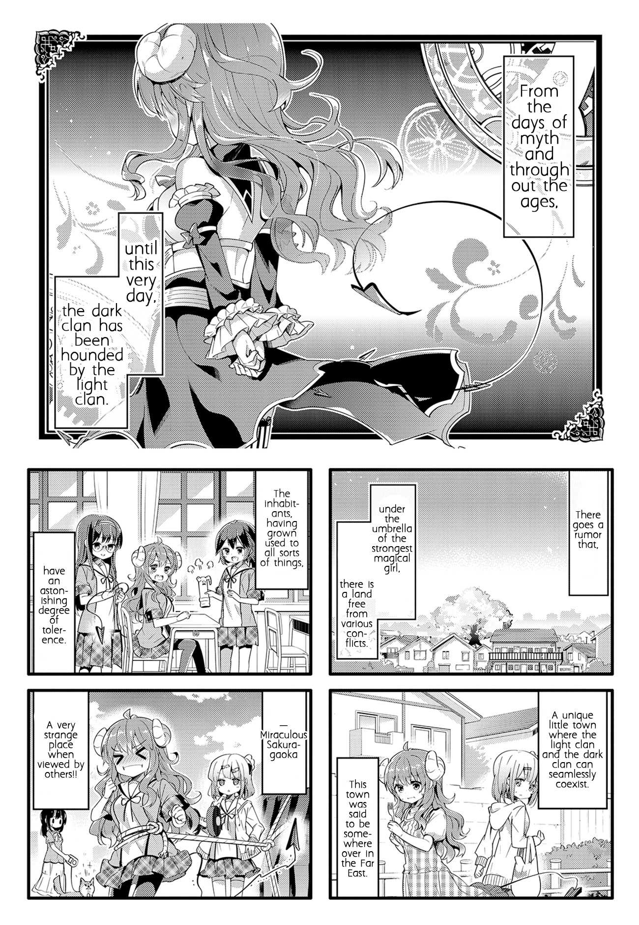 Machikado Mazoku Chapter 25 page 1 - Chapter 25