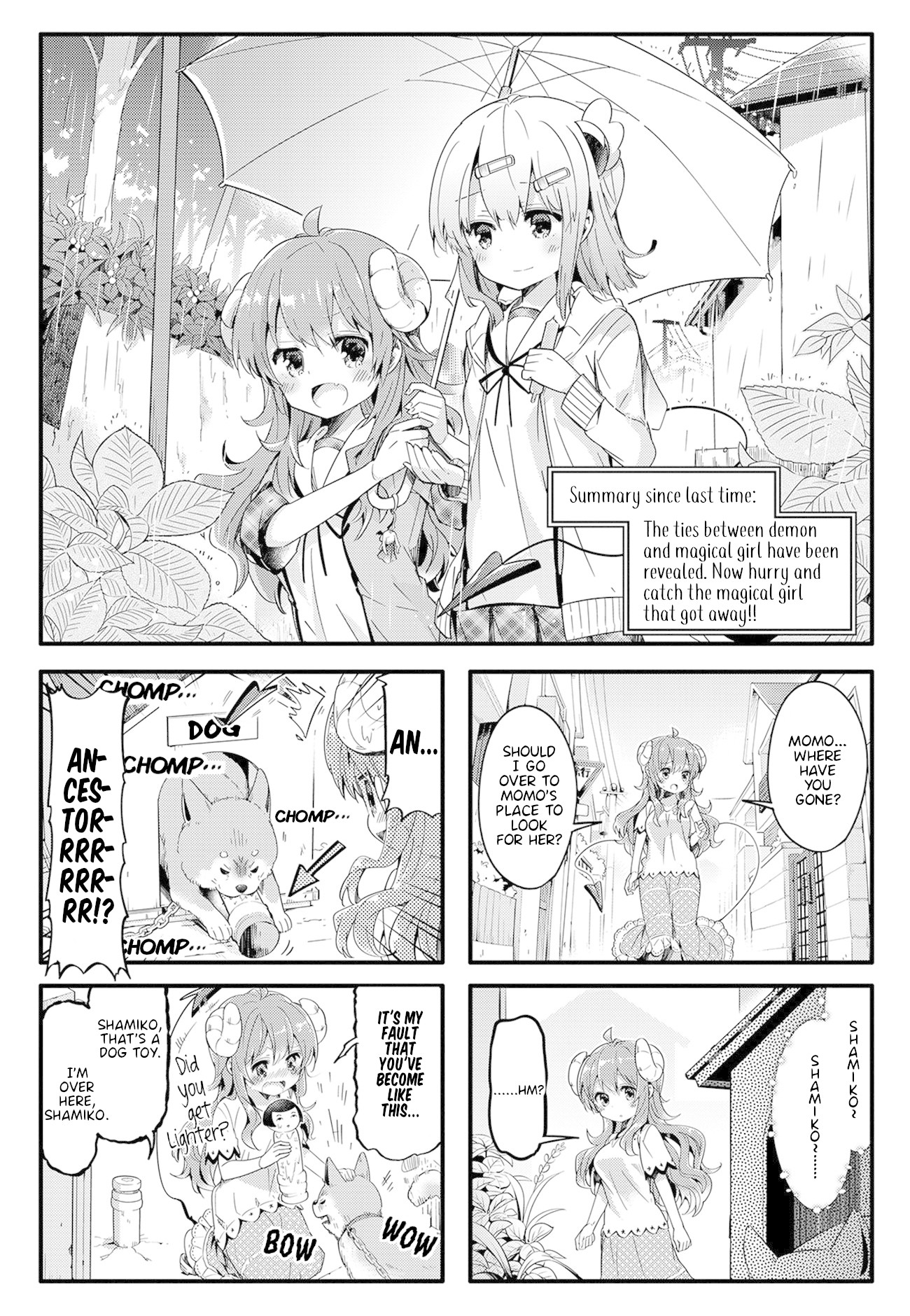 Machikado Mazoku Chapter 26 page 1 - Chapter 26: Conveying Thoughts!! Demon Takes a New Step!!