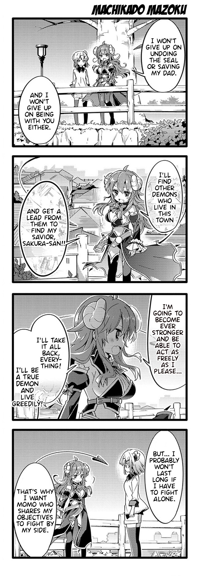 Machikado Mazoku Chapter 26 page 10 - Chapter 26: Conveying Thoughts!! Demon Takes a New Step!!