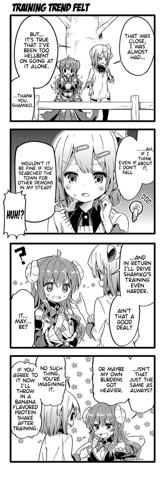 Machikado Mazoku Chapter 26 page 15 - Chapter 26: Conveying Thoughts!! Demon Takes a New Step!!