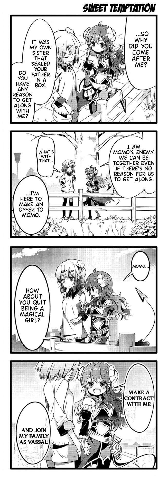 Machikado Mazoku Chapter 26 page 6 - Chapter 26: Conveying Thoughts!! Demon Takes a New Step!!