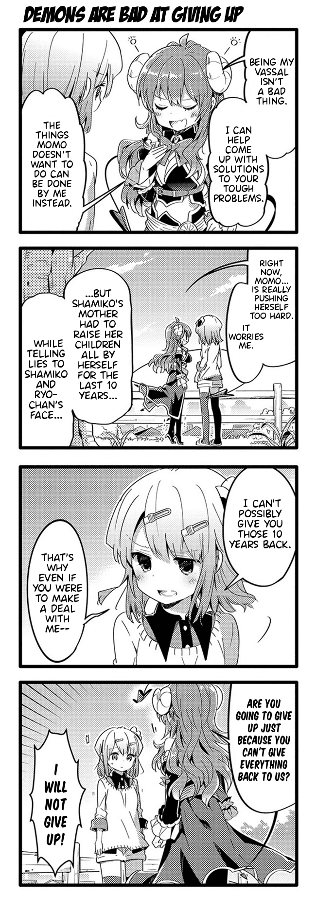 Machikado Mazoku Chapter 26 page 9 - Chapter 26: Conveying Thoughts!! Demon Takes a New Step!!