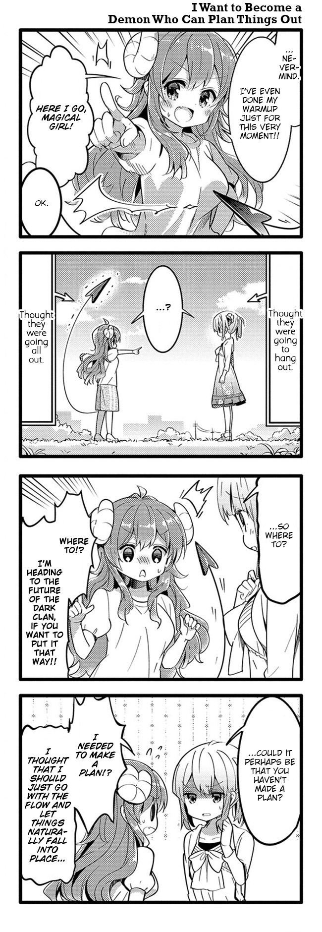 Machikado Mazoku Chapter 27 page 10 - Chapter 27: Confrontation Once Again!! Magical Girl's New Form!?
