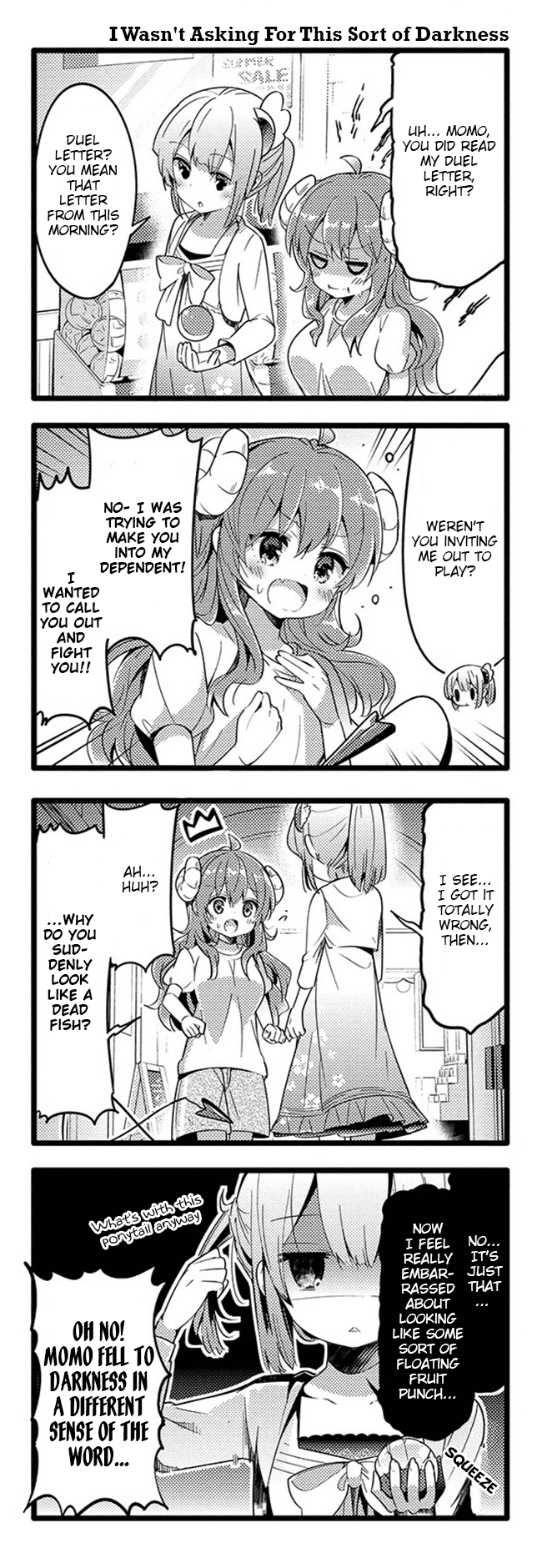 Machikado Mazoku Chapter 27 page 12 - Chapter 27: Confrontation Once Again!! Magical Girl's New Form!?