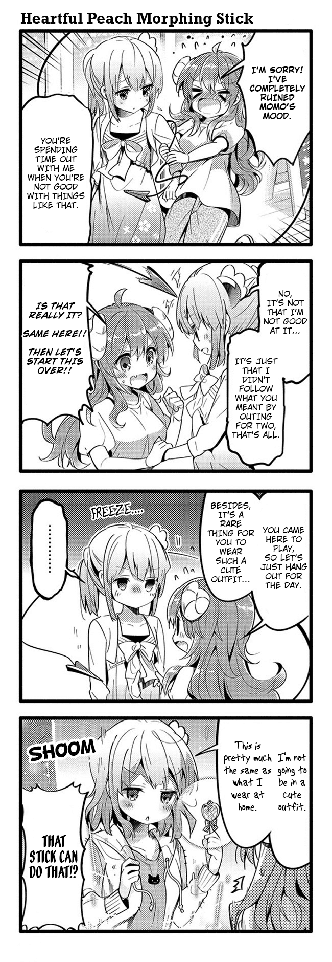 Machikado Mazoku Chapter 27 page 13 - Chapter 27: Confrontation Once Again!! Magical Girl's New Form!?